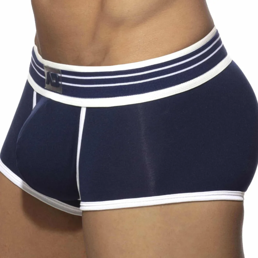 Addicted Shortys|Boxers-Boxer Court Double Trouble Bleu Marine