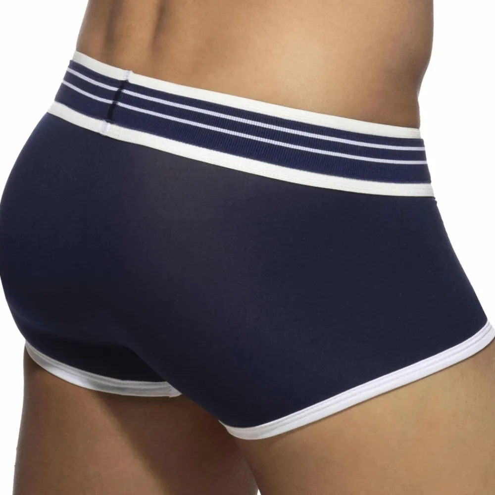 Addicted Shortys|Boxers-Boxer Court Double Trouble Bleu Marine