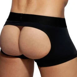AD Fetish Boxers Sexy-Boxer Court Empty Bottom Fetish Noir