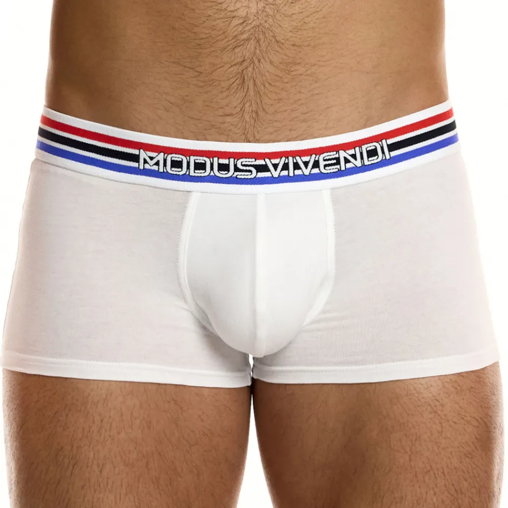 Modus Vivendi Shortys|Boxers-Boxer Court Heritage Blanc