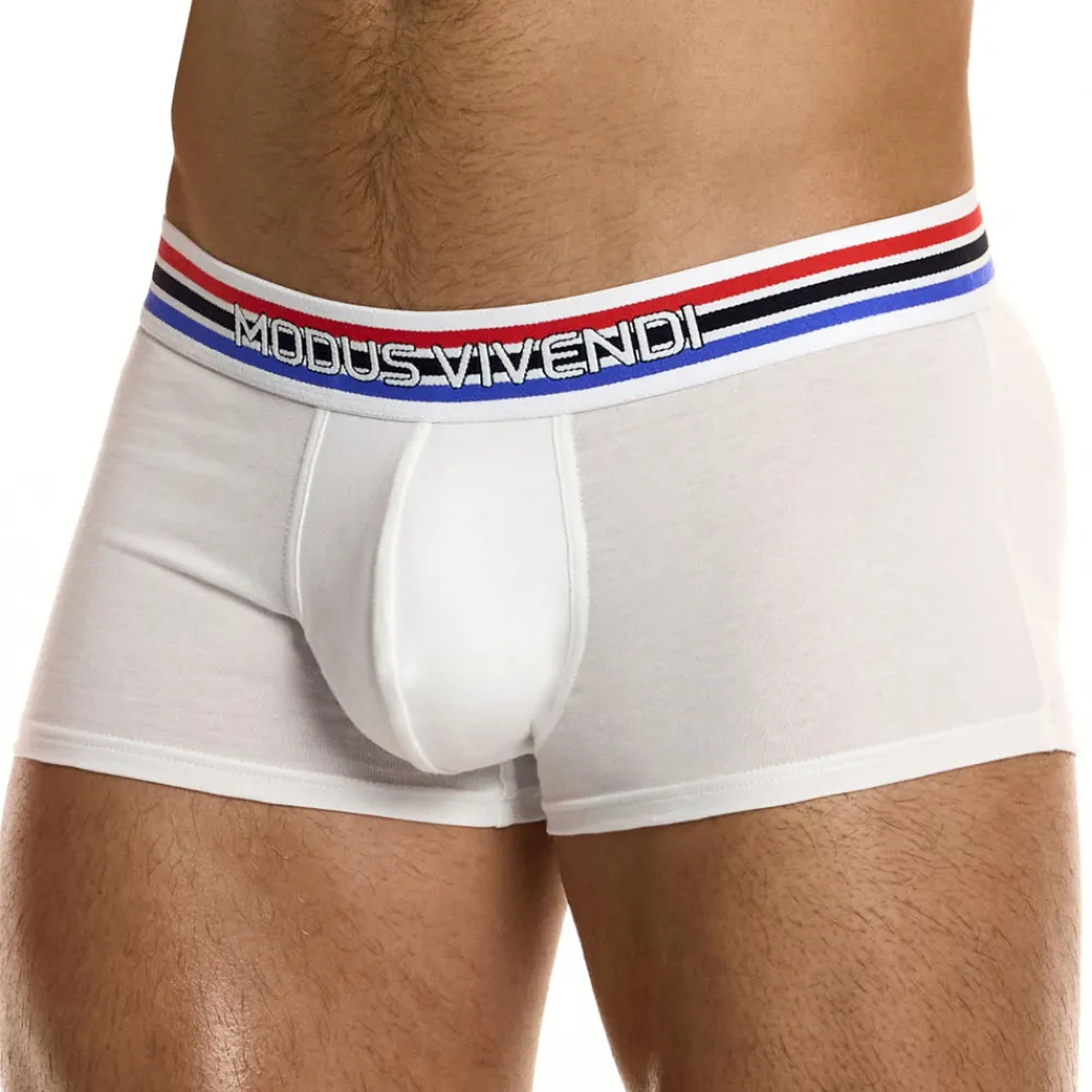 Modus Vivendi Shortys|Boxers-Boxer Court Heritage Blanc