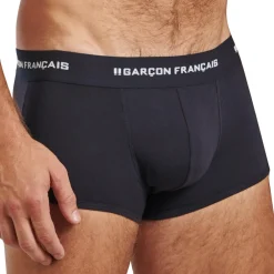 Garçon Français Shortys|Boxers-Boxer Court Indispensable Bleu Marine