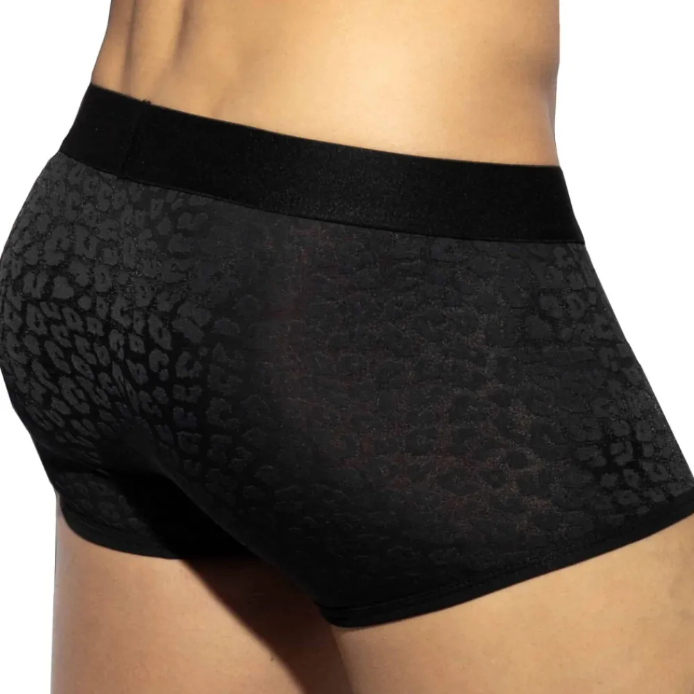 ES Collection Boxers Sexy-Boxer Court Léopard Noir