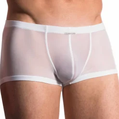 Manstore Boxers Sexy-Boxer Court Micro Pants M101 Blanc