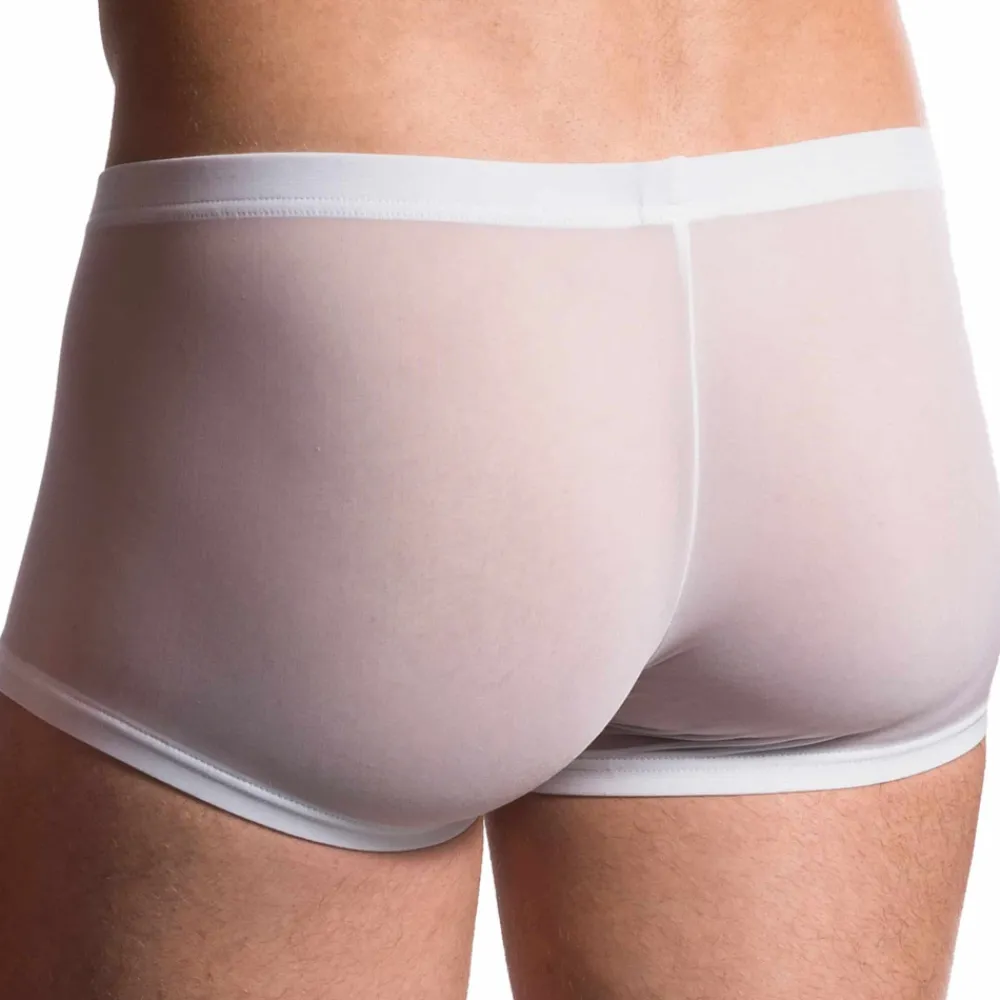 Manstore Boxers Sexy-Boxer Court Micro Pants M101 Blanc