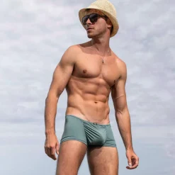 SKU Poche Ergonomique|Shortys-Boxer Court Microfibre Kaki