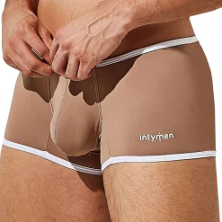 Intymen Shortys|Boxers-Boxer Court Nice Marron