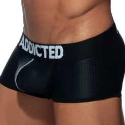 Addicted Sous-Vêtements Push Up|Push Up-Boxer Court Push Up Mesh Noir