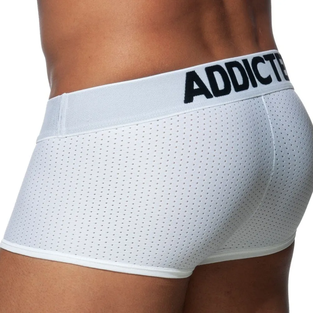 Addicted Sous-Vêtements Push Up|Push Up-Boxer Court Push Up Mesh Blanc