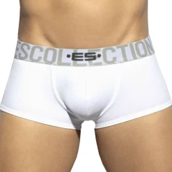ES Collection Shortys|Boxers-Boxer Court Recycled Rib Blanc
