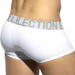 ES Collection Shortys|Boxers-Boxer Court Recycled Rib Blanc
