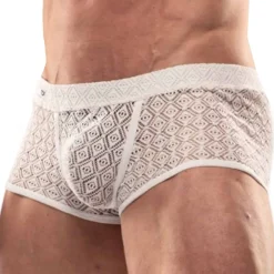 TOF Paris Boxers Sexy-Boxer Court Riviera Blanc