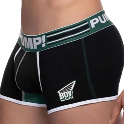 Pump! Shortys|Boxers-Boxer Court Sportboy Boost Noir