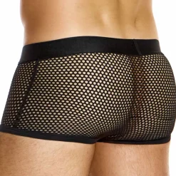 Modus Vivendi Boxers Sexy-Boxer Court Striped Through Rayé Noir - Blanc