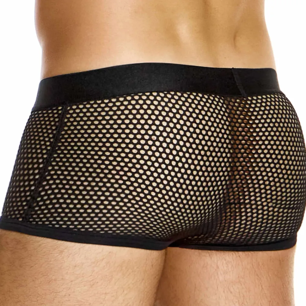 Modus Vivendi Boxers Sexy-Boxer Court Striped Through Rayé Noir - Blanc