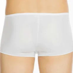 HOM Shortys|Boxers-Boxer Court Temptation Plume Microfibre Blanc