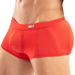 TOF Paris Sous-Vêtements Sport|Shortys-Boxer Court Tentation Microfibre Rouge
