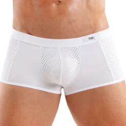 TOF Paris Sous-Vêtements Sport|Shortys-Boxer Court Tentation Microfibre Blanc