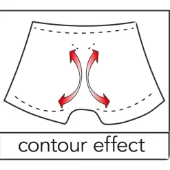 Orion Boxers Sexy-Boxer Court Zip Simili Cuir Noir