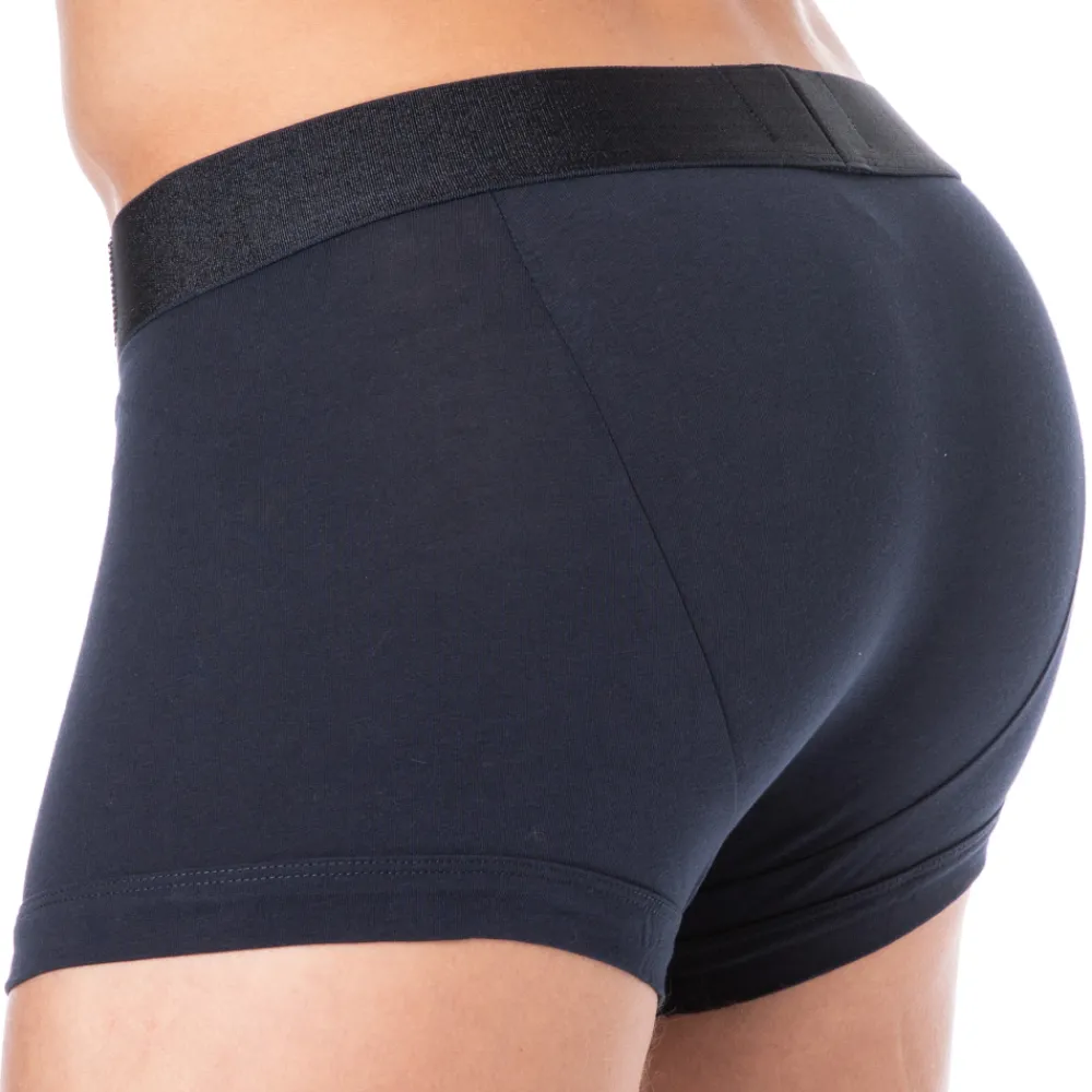 Emporio Armani Boxers-Boxer 3D Elastic Marine