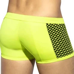 ES Collection Maillots De Bain Push Up|Boxers De Bain-Boxer de Bain Disco Pop Jaune Fluo