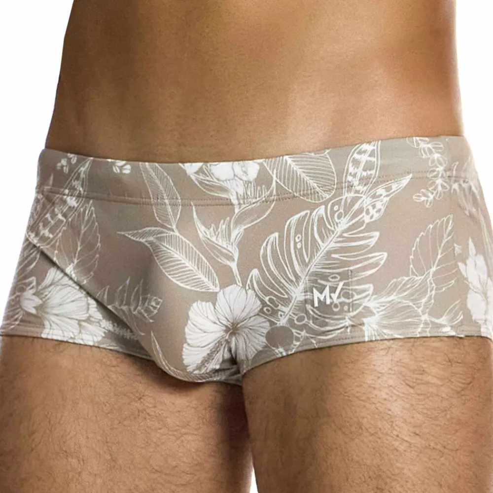 Modus Vivendi Shortys De Bain|Boxers De Bain-Boxer de Bain Floreale Sable