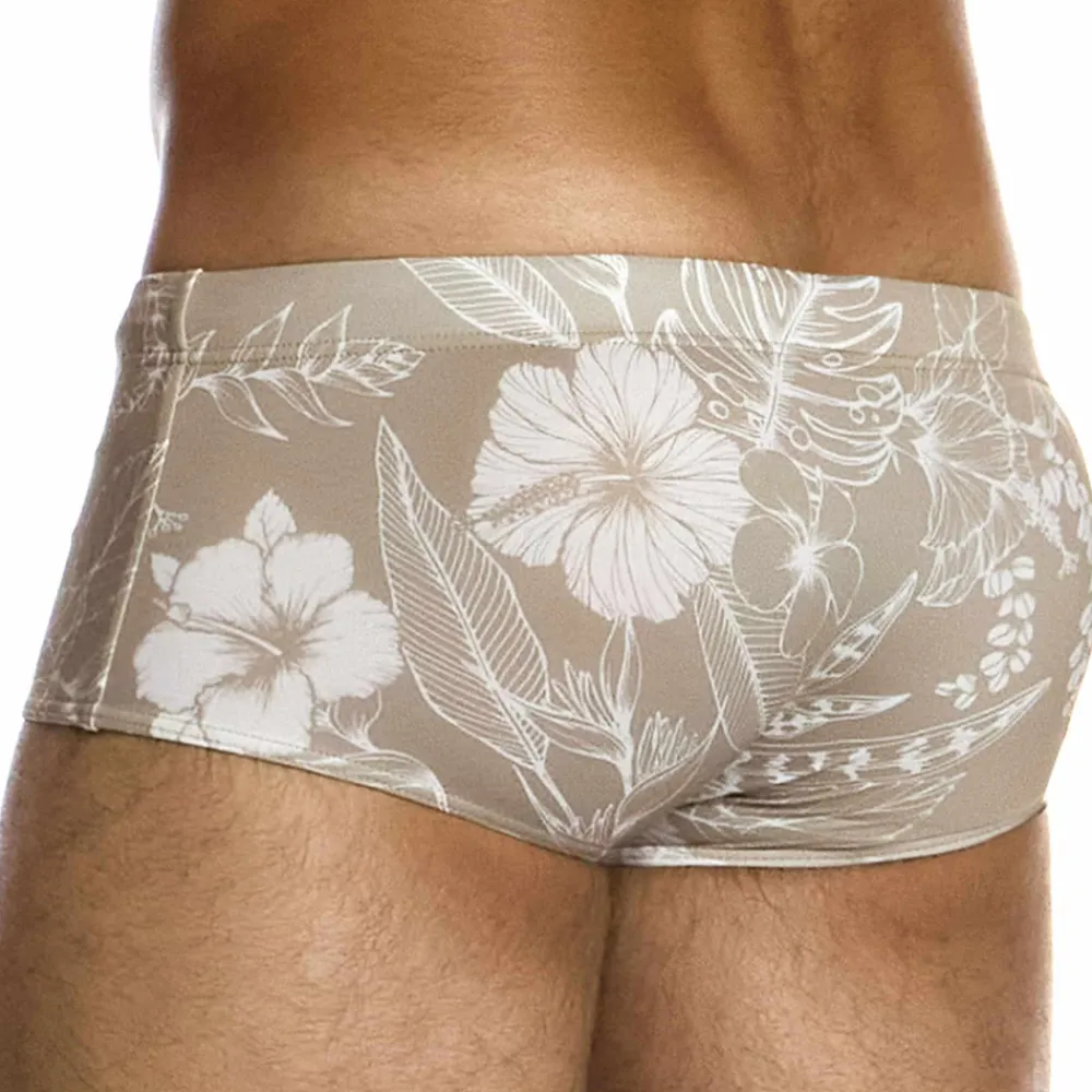 Modus Vivendi Shortys De Bain|Boxers De Bain-Boxer de Bain Floreale Sable
