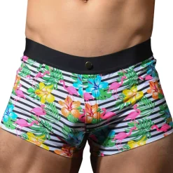 Andrew Christian Boxers De Bain-Boxer de Bain Island Tropic