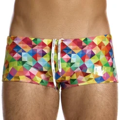Modus Vivendi Shortys De Bain|Boxers De Bain-Boxer de Bain Rainbow