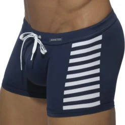 Addicted Maillots De Bain Push Up|Boxers De Bain-Boxer de Bain Sailor Colored Marine