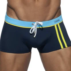 Addicted Maillots De Bain Push Up|Boxers De Bain-Boxer de Bain Sport Detail Binding Marine