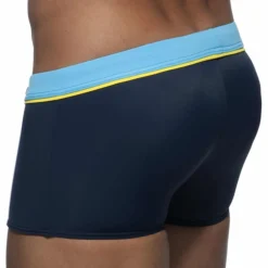 Addicted Maillots De Bain Push Up|Boxers De Bain-Boxer de Bain Sport Detail Binding Marine