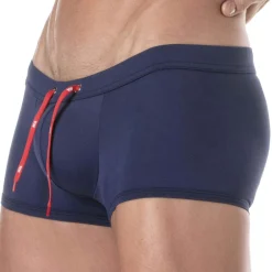 TOF Paris Shortys De Bain|Boxers De Bain-Boxer de Bain Uni Bleu Marine