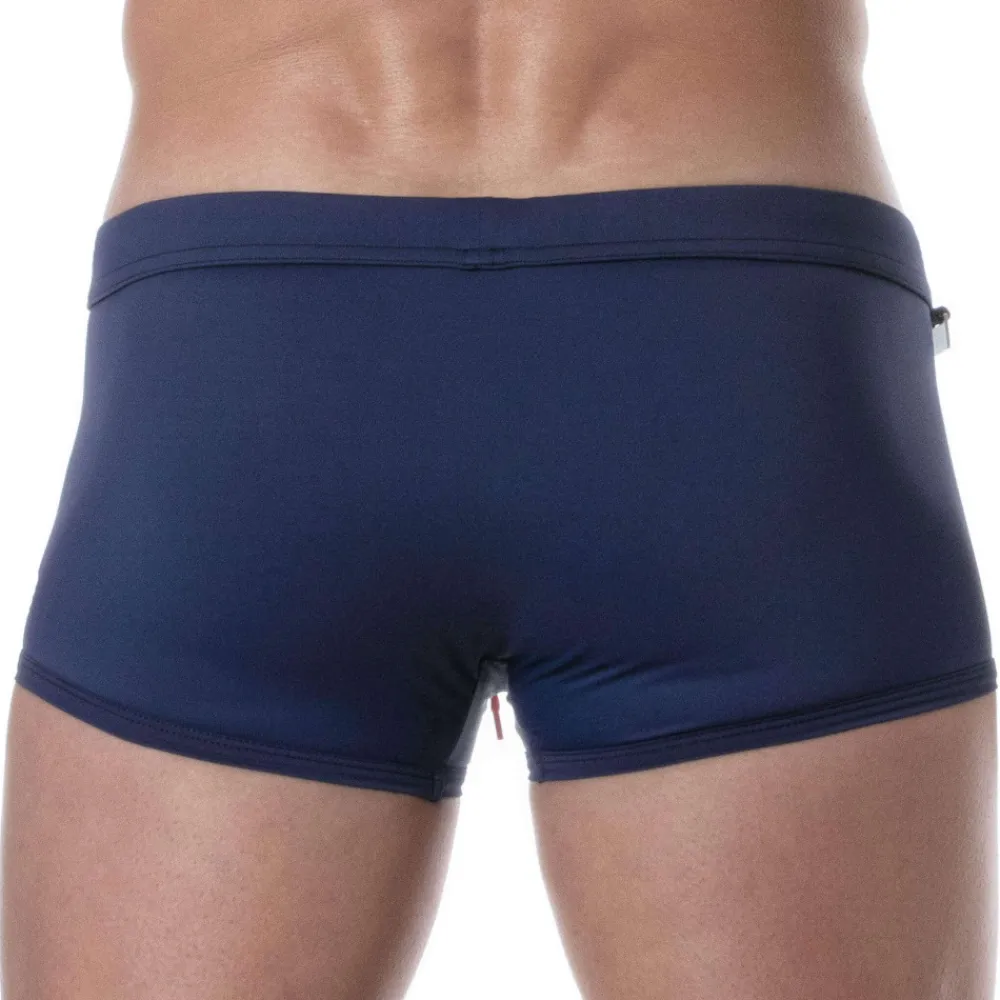 TOF Paris Shortys De Bain|Boxers De Bain-Boxer de Bain Uni Bleu Marine