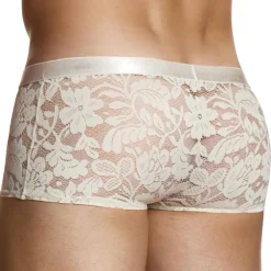 Modus Vivendi Boxers Sexy-Boxer Dentelle Florale Ivoire