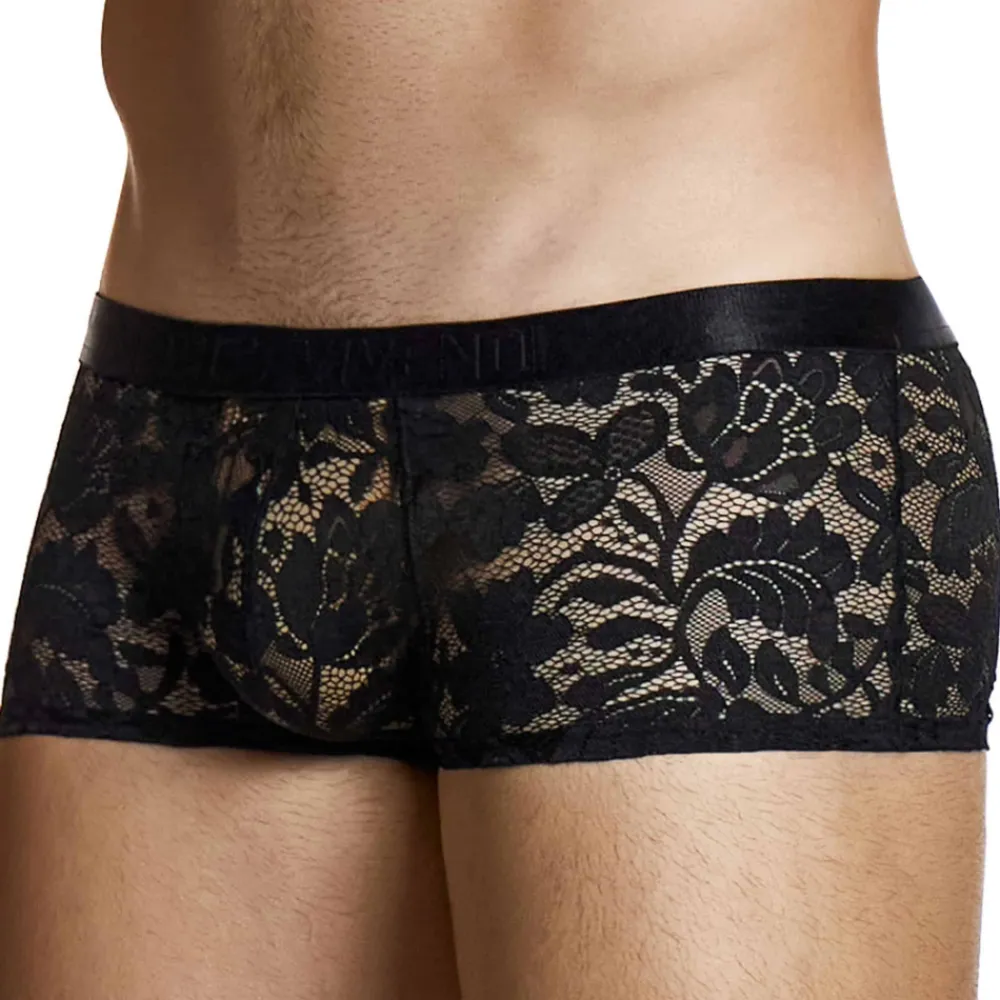 Modus Vivendi Boxers Sexy-Boxer Dentelle Florale Noir