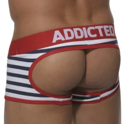 Addicted Boxers-Boxer Empty Bottom Sailor - Rouge