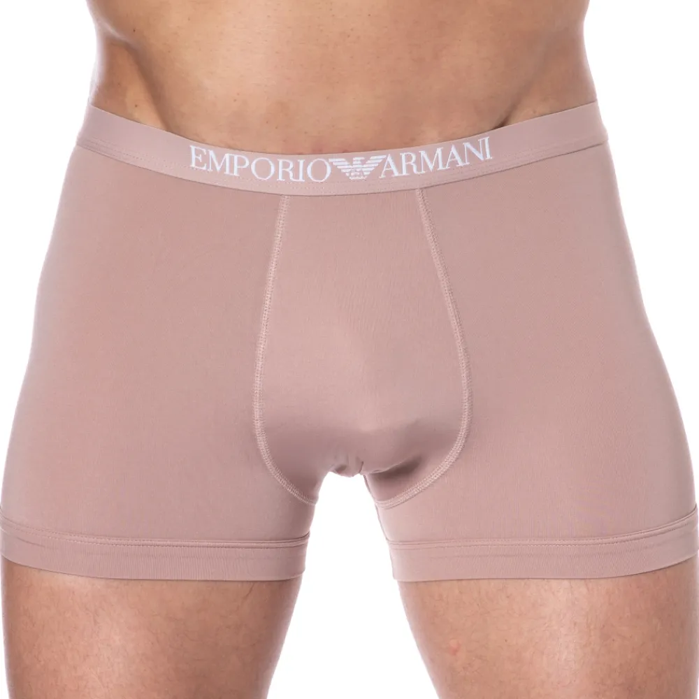 Emporio Armani Boxers-Boxer Essential Microfiber Beige