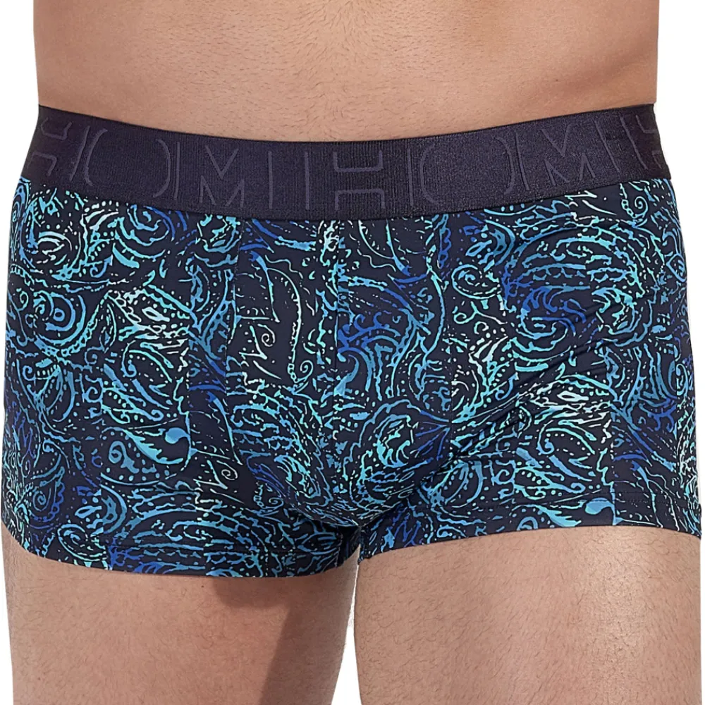 HOM Shortys|Boxers-Boxer Funky Style Bleu