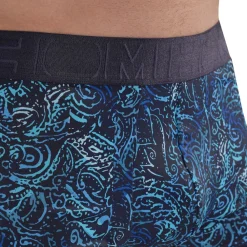 HOM Shortys|Boxers-Boxer Funky Style Bleu