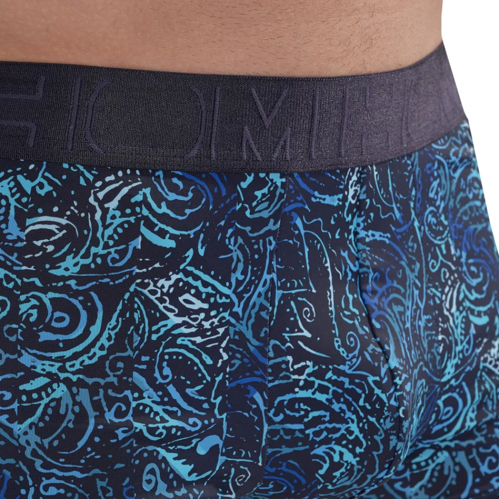 HOM Shortys|Boxers-Boxer Funky Style Bleu