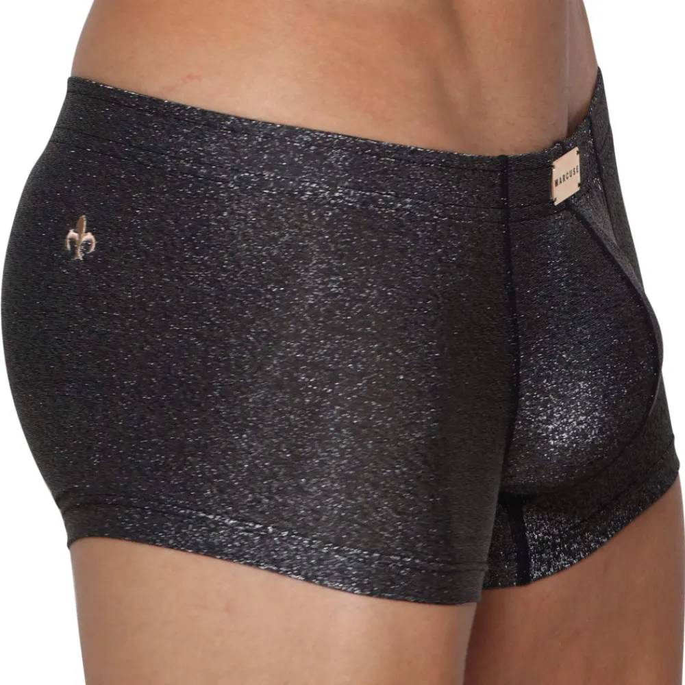 Marcuse Boxers Sexy|Push Up-Boxer Glisten Noir - Argent
