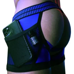 Breedwell Jockstraps|Boxers Sexy-Boxer Jock Chock Hybred Bleu