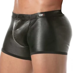 TOF Paris Boxers Sexy|Sous-Vêtements Push Up-Boxer Kinky Zippé Push Up Noir