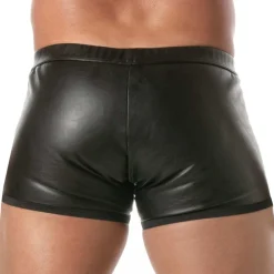 TOF Paris Boxers Sexy|Sous-Vêtements Push Up-Boxer Kinky Zippé Push Up Noir