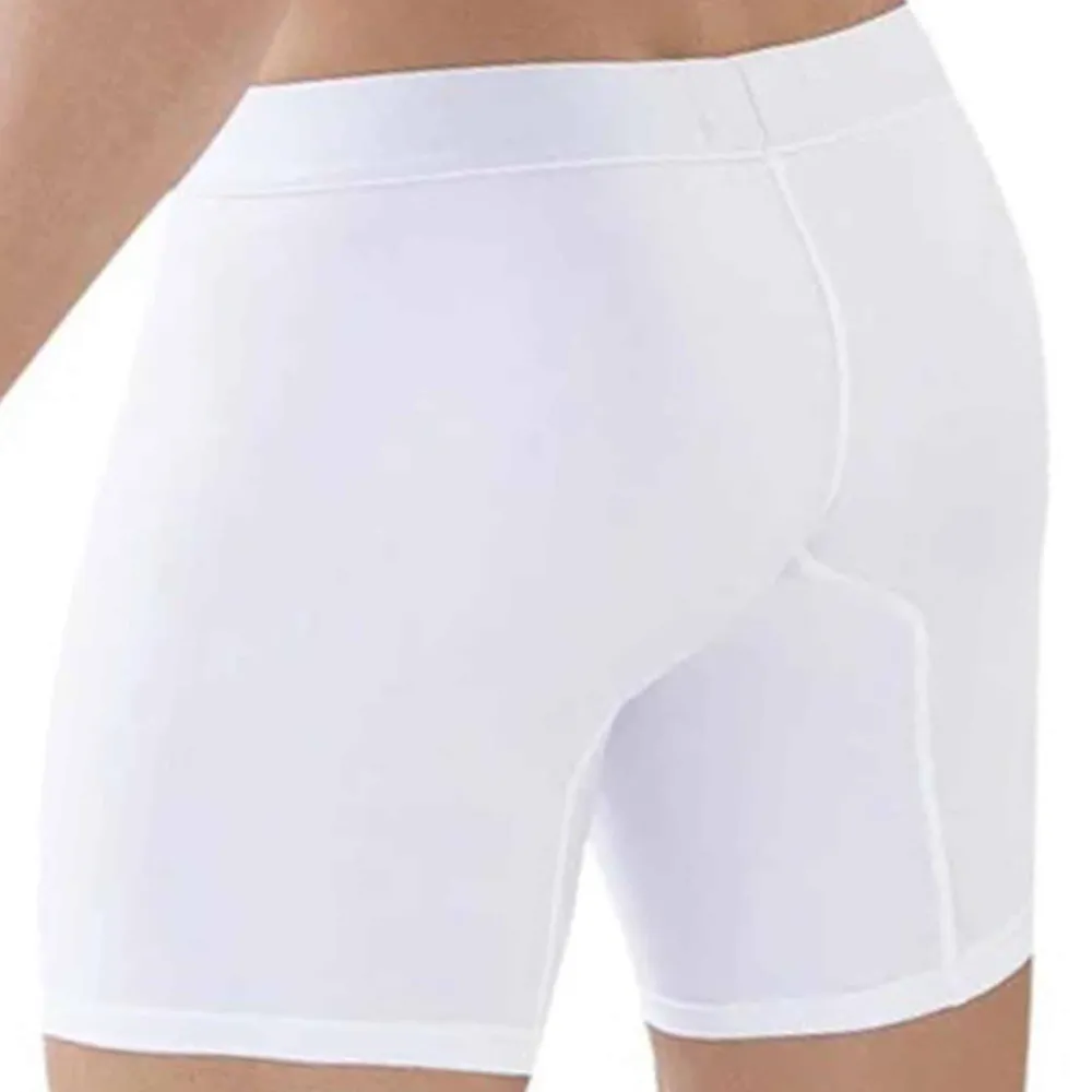 Clever Sous-Vêtements Sport|Boxers-Boxer Long Classic Match Microfibre Blanc