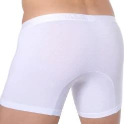 Doreanse Sous-Vêtements Push Up|Push Up-Boxer Long Innovant Adonis Blanc