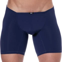 SKU Poche Ergonomique|Boxers-Boxer Long Microfibre Bleu Marine