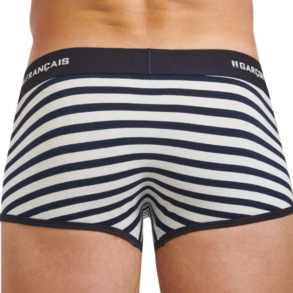 Garçon Français Shortys|Boxers-Boxer Marinière