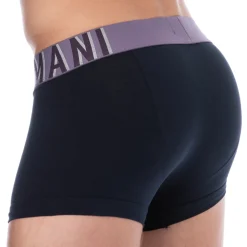 Emporio Armani Boxers-Boxer Megalogo Coton Marine